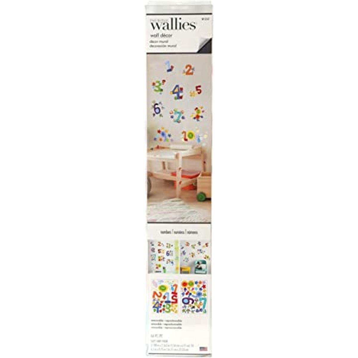 Wallies Calcomanías de vinilo con números de conteo