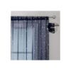 WUBODTI Cortinas traslúcidas azul marino para habitación