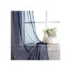 WUBODTI Cortinas traslúcidas azul marino para habitación