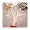 WINOMO Formas de madera en blanco para árbol genealógico