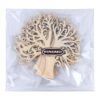 WINOMO Formas de madera en blanco para árbol genealógico