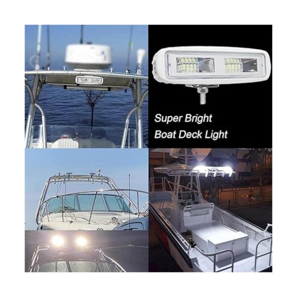 WFPOWER Paquete de 2 luces LED esparcidoras para barco_2