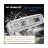WFPOWER Paquete de 2 luces LED esparcidoras para barco_3