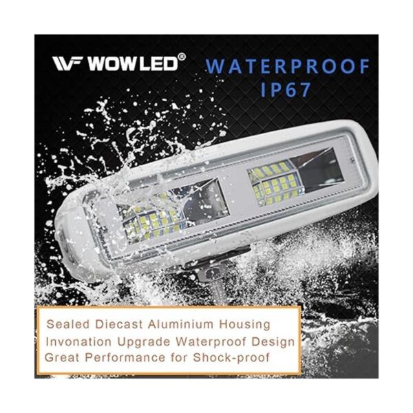 WFPOWER Paquete de 2 luces LED esparcidoras para barco_3