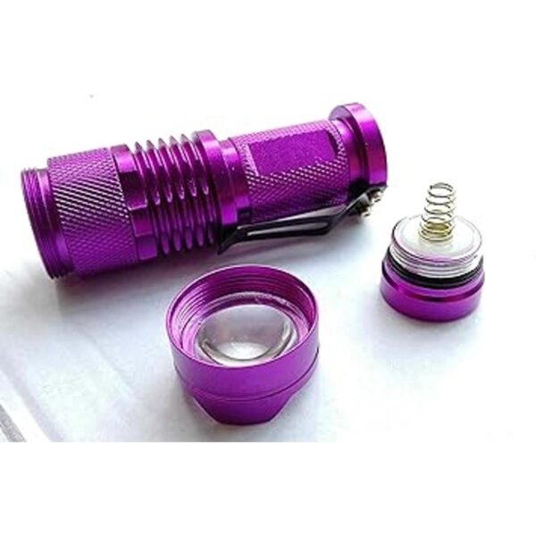 WAYLLSHINE Zoomable Linterna UV ultra violeta escalable
