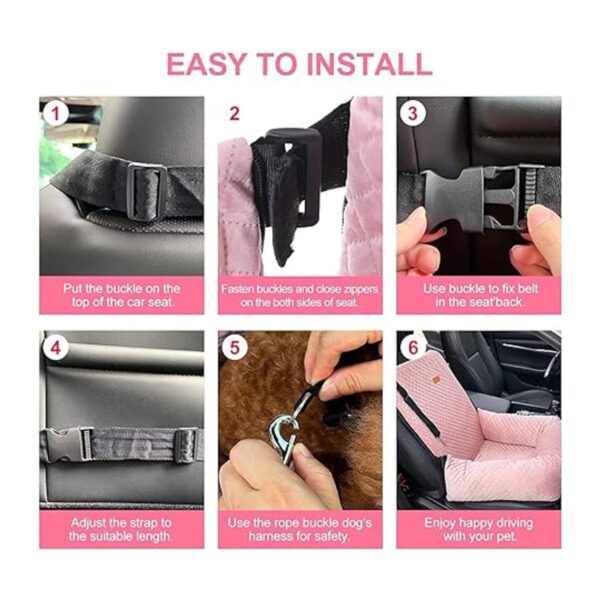 WANZQHONG Asiento de automóvil lavable para perro el_3