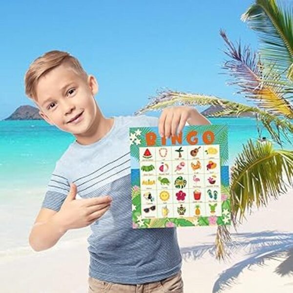WATINC 41 piezas de juego de bingo hawaiano juegos de_2