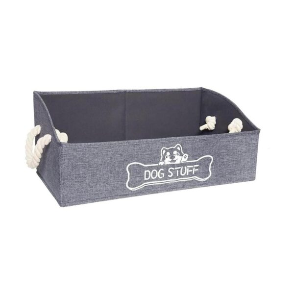 Vumdua Caja de juguetes grande para perros contenedor