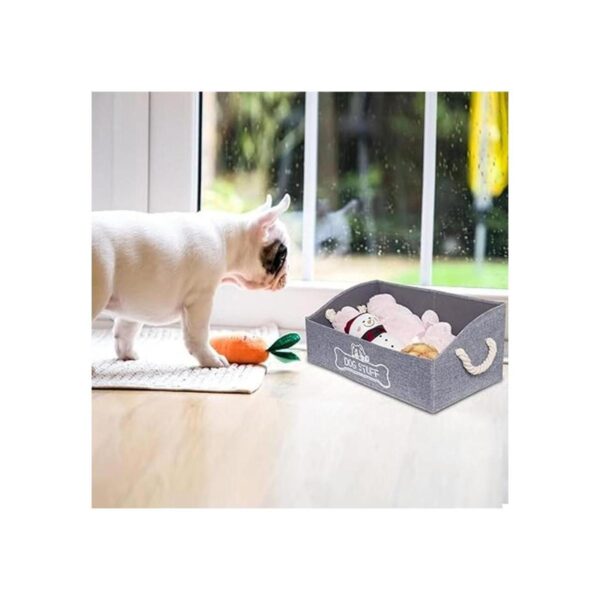 Vumdua Caja de juguetes grande para perros contenedor