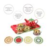 Vokodo Juego de té con temática de frutas para niños 14