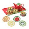 Vokodo Juego de té con temática de frutas para niños 14