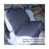 Vivaglory Fundas de asiento de automóvil para perro con_2