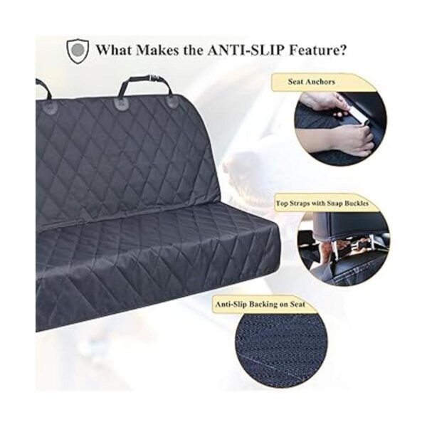 Vivaglory Fundas de asiento de automóvil para perro con_3