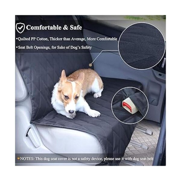 Vivaglory Fundas de asiento de automóvil para perro con_5