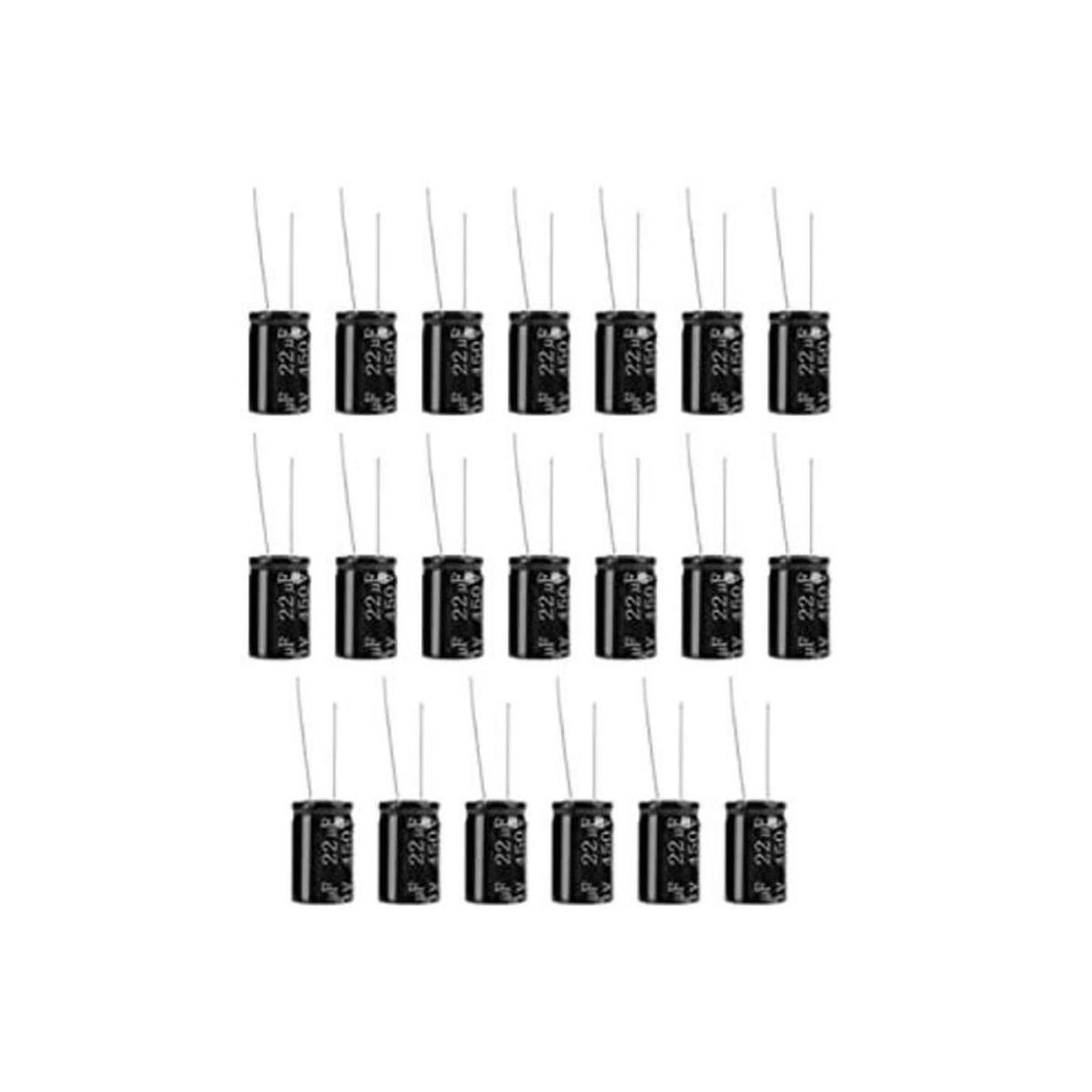 Vipxyc condensador kit 20pcs 450V 22uf condensadores