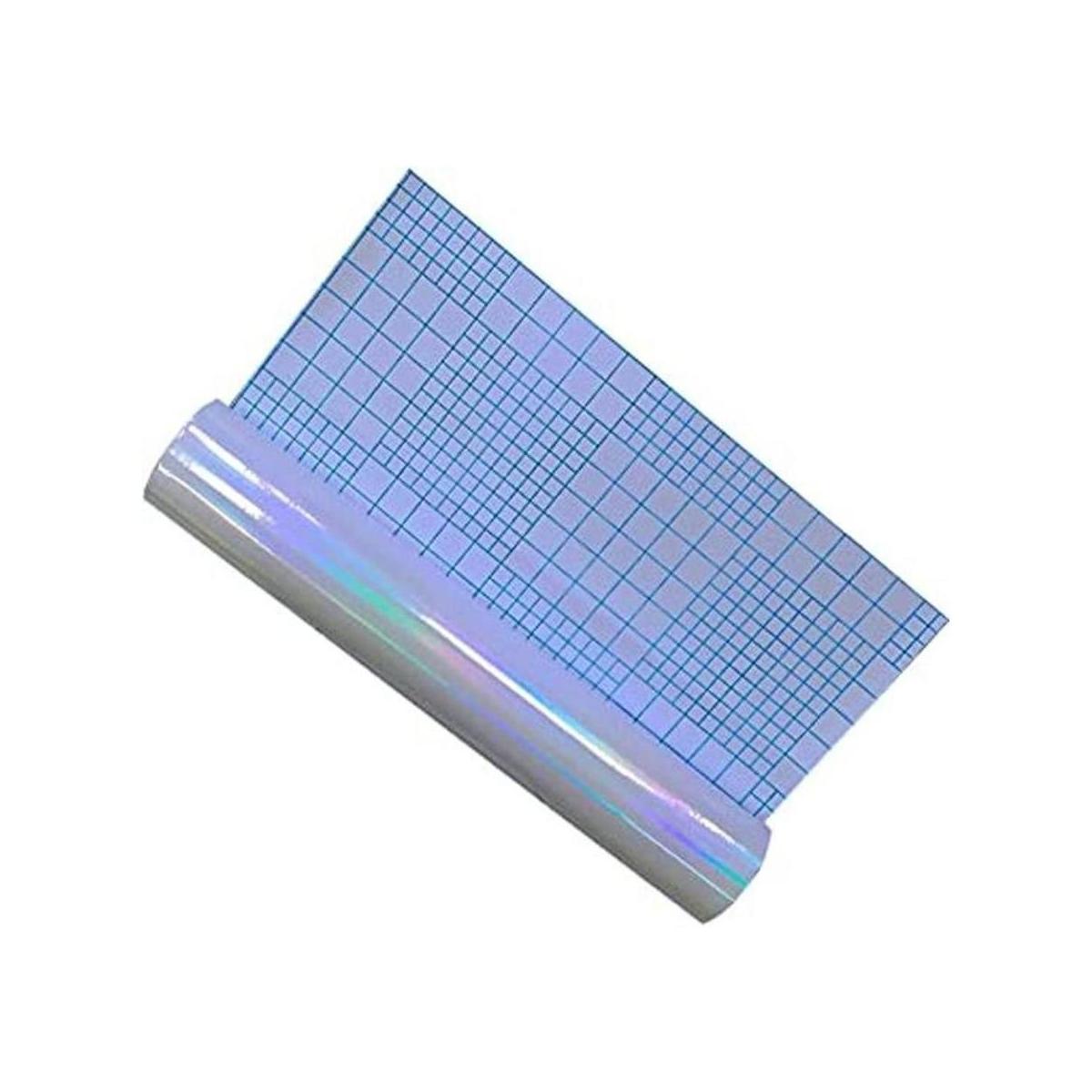 Vinilo holográfico transparente holográfico de 12 x 20