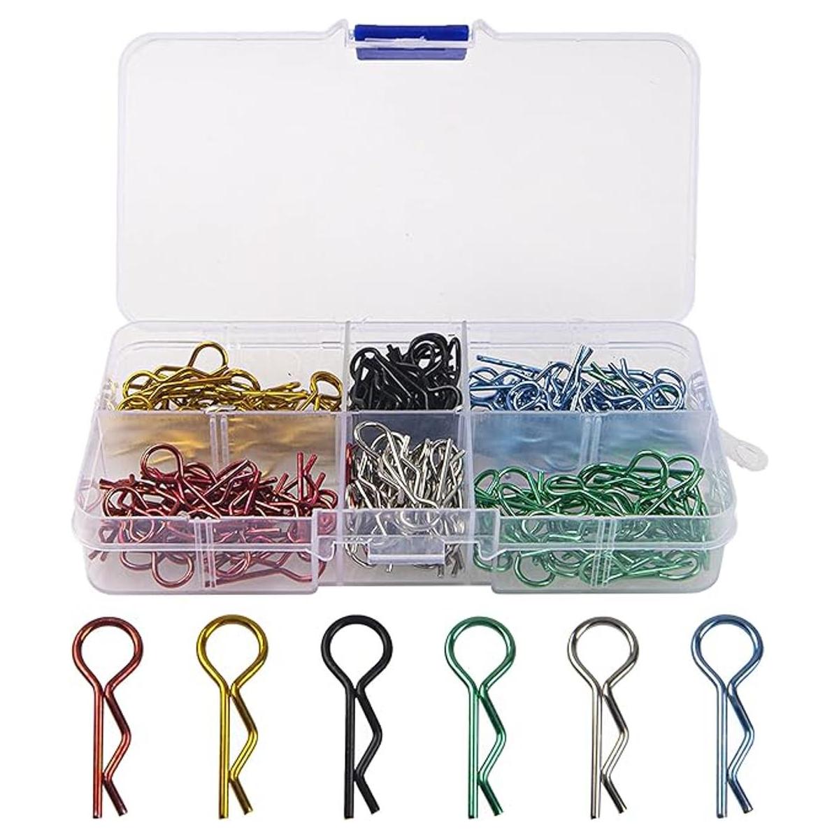 Vgoohobby 180 clips de acero inoxidable para carrocería de