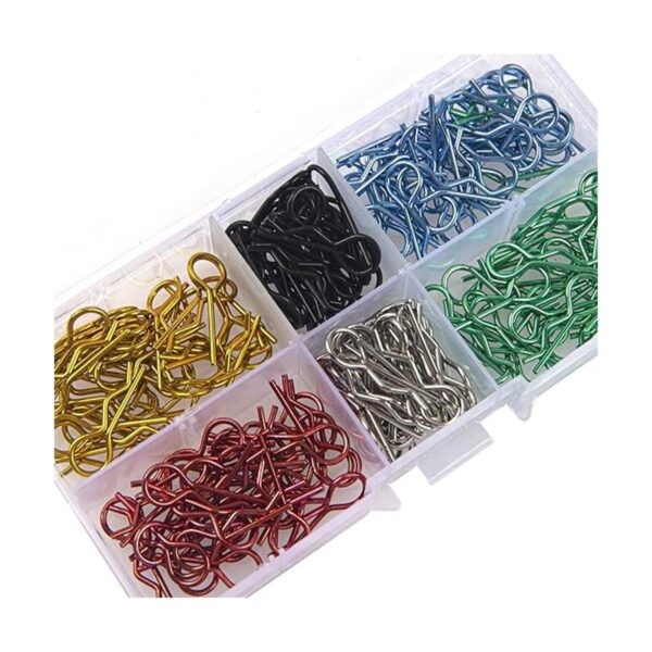 Vgoohobby 180 clips de acero inoxidable para carrocería de