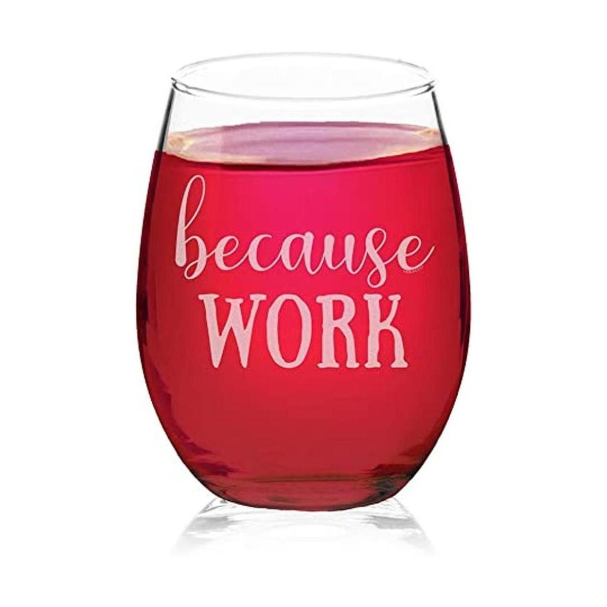 Veracco Because Work Vaso de vino sin tallo
