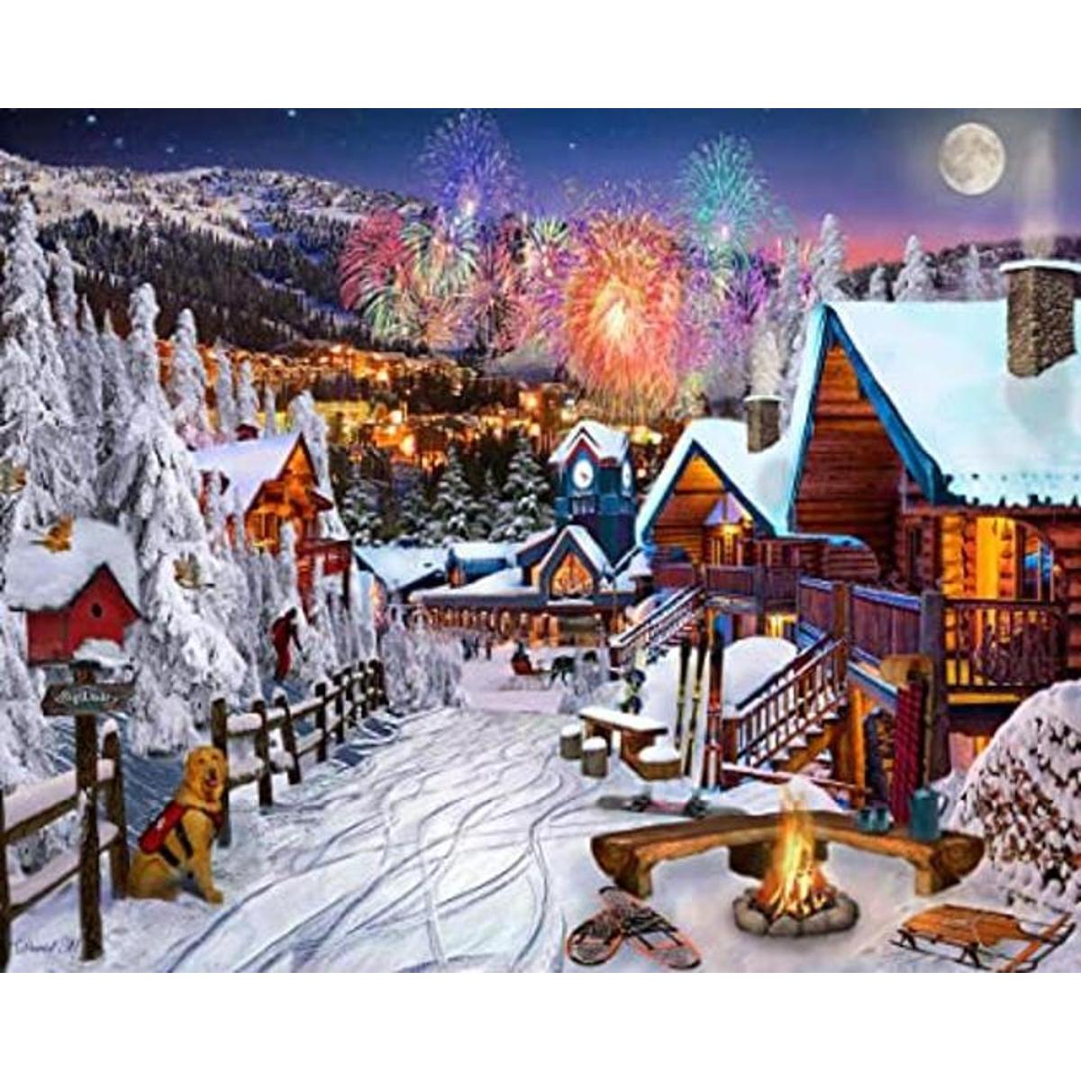 Vermont Christmas Company Winter Playground Jigsaw Puzzle