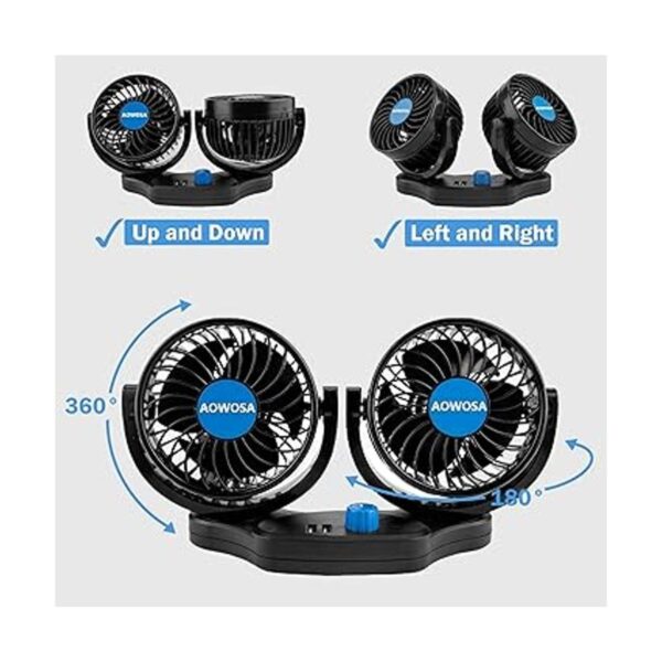 Ventiladores de coche de 12 V ventilador eléctrico de