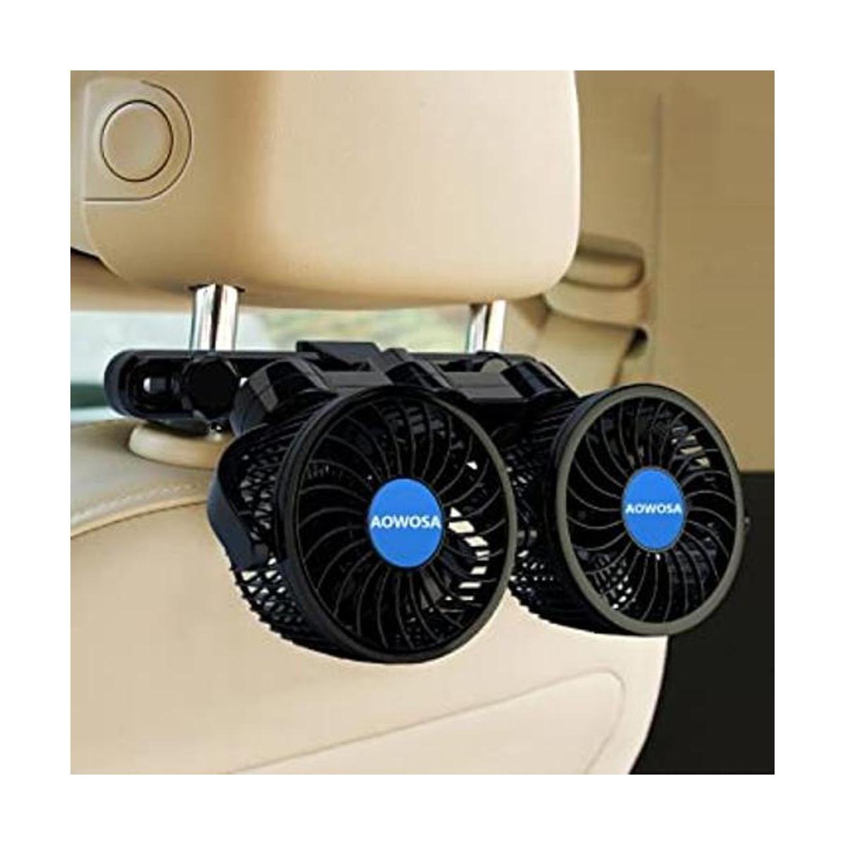 Ventilador de automóvil de 12 V para asiento trasero