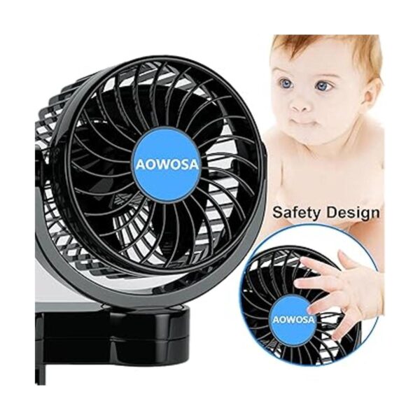 Ventilador de automóvil de 12 V para asiento trasero_6