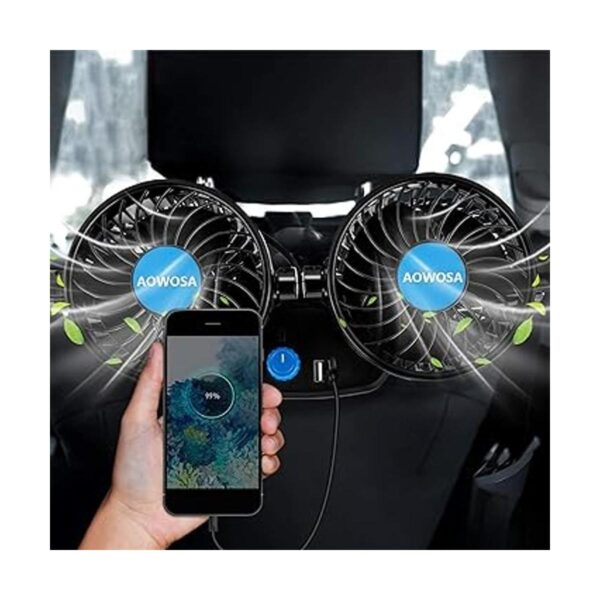 Ventiladores de coche de 12 V ventilador eléctrico de