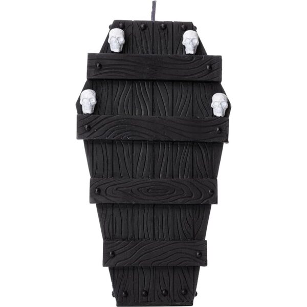 Velas de Halloween con diseño de calavera y ataúd vela de_2