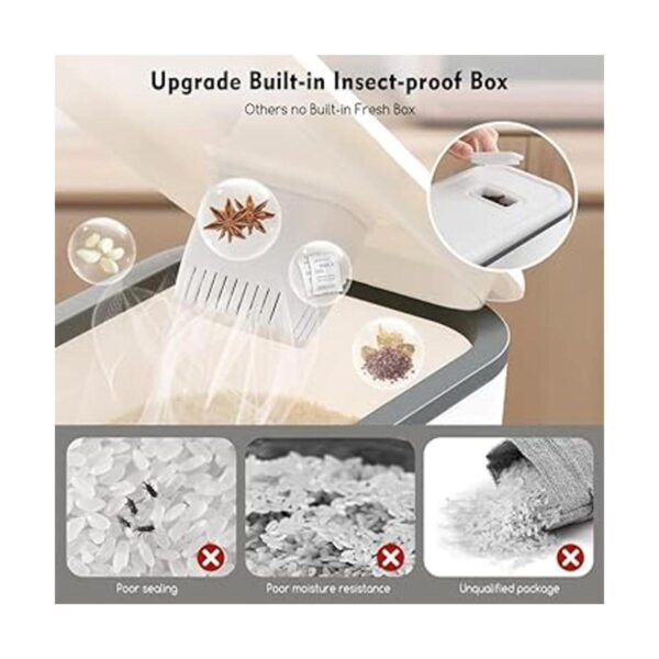 VenDotbi Dispensador de arroz recipiente de arroz de 22 a_3