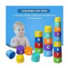 Vasos apilables juguetes para bebés de 6 a 12 meses_4