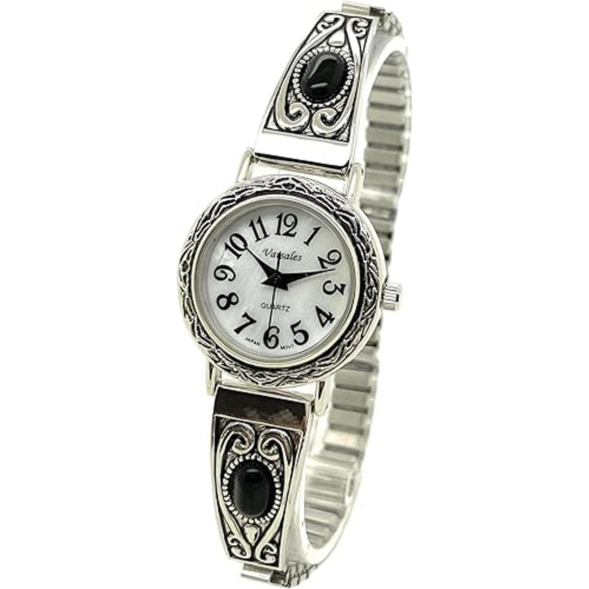 Varsales Reloj elástico elástico para mujer diseño de