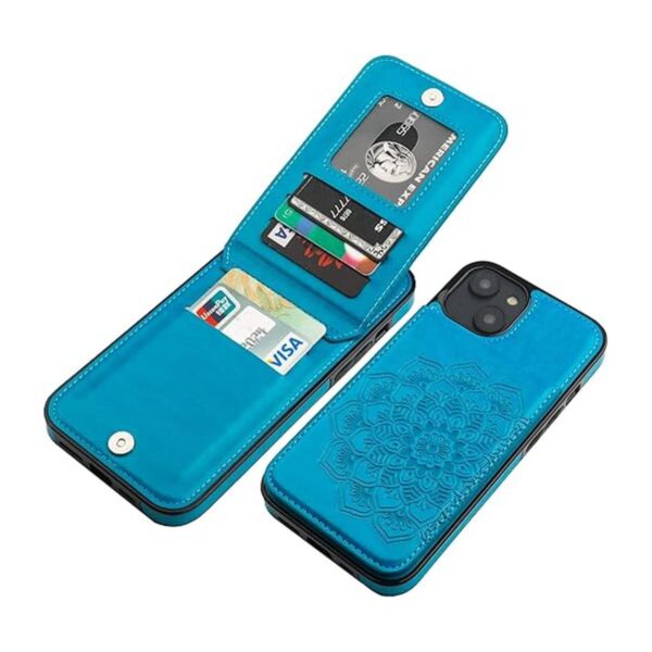 Vaburs Funda tipo cartera para iPhone 14 Plus funda con_1