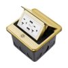 Vagueior Kit de caja de piso emergente toma USB de 4.8 A_1