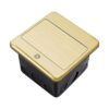 Vagueior Kit de caja de piso emergente toma USB de 4.8 A_2