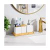 VITVITI Accesorios de baño de bambú organizador de baño_3