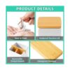 VITVITI Accesorios de baño de bambú organizador de baño_6