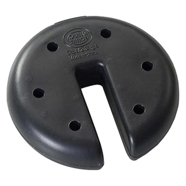 Quik Shade Juego de 4 platos de peso resistentes para_2