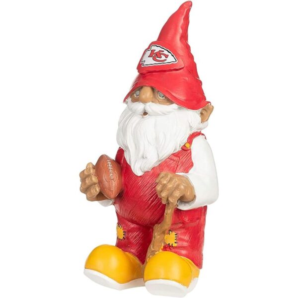 FOCO NFL Resin 11.5 Team Logo Outdoor Garden Statue Gnome_2