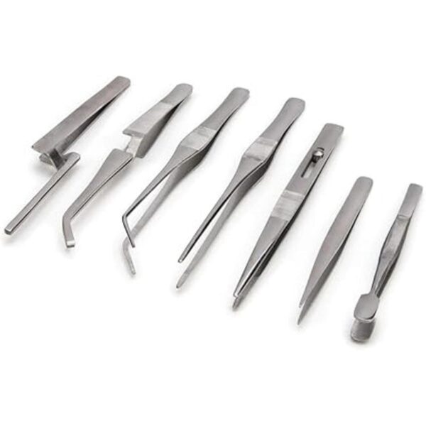 Steelman Juego de 7 pinzas para reparación electrónica_1