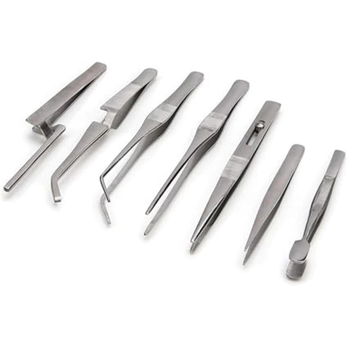 Steelman Juego de 7 pinzas para reparación electrónica