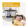CrockPot Olla de cocción lenta manual ovalada de 7 cuartos_3