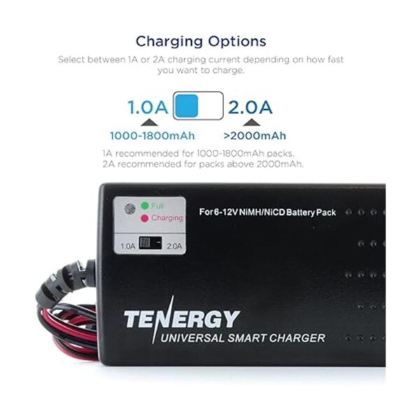 Cargador de batería universal Tenergy 6 V a 12 V para_2