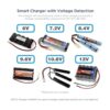Cargador de batería universal Tenergy 6 V a 12 V para_3