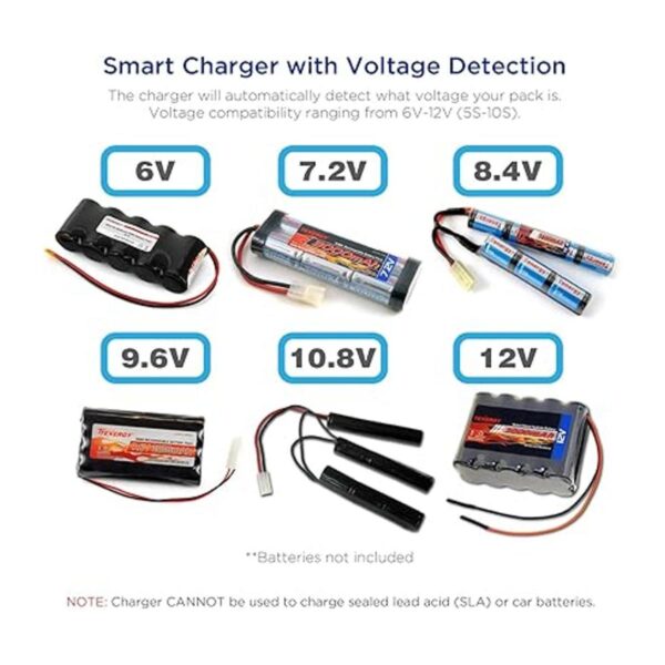 Cargador de batería universal Tenergy 6 V a 12 V para_3