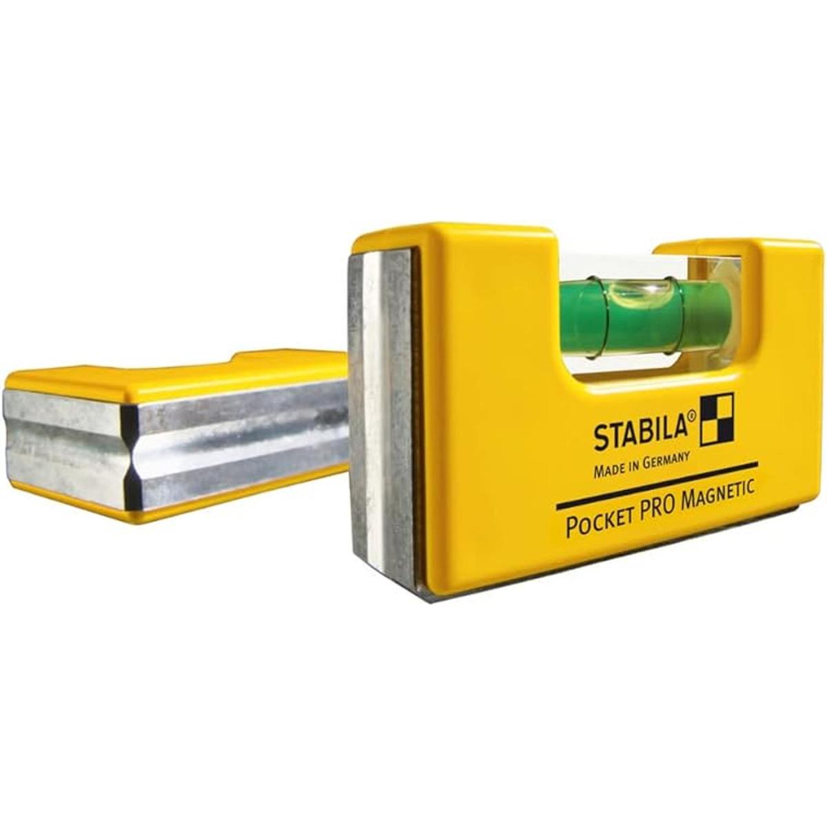 Stabila 11901 Nivel de bolsillo magnético PRO con funda