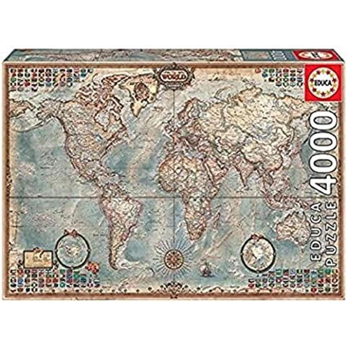 Rompecabezas de 4000 piezas el mapa del mundo