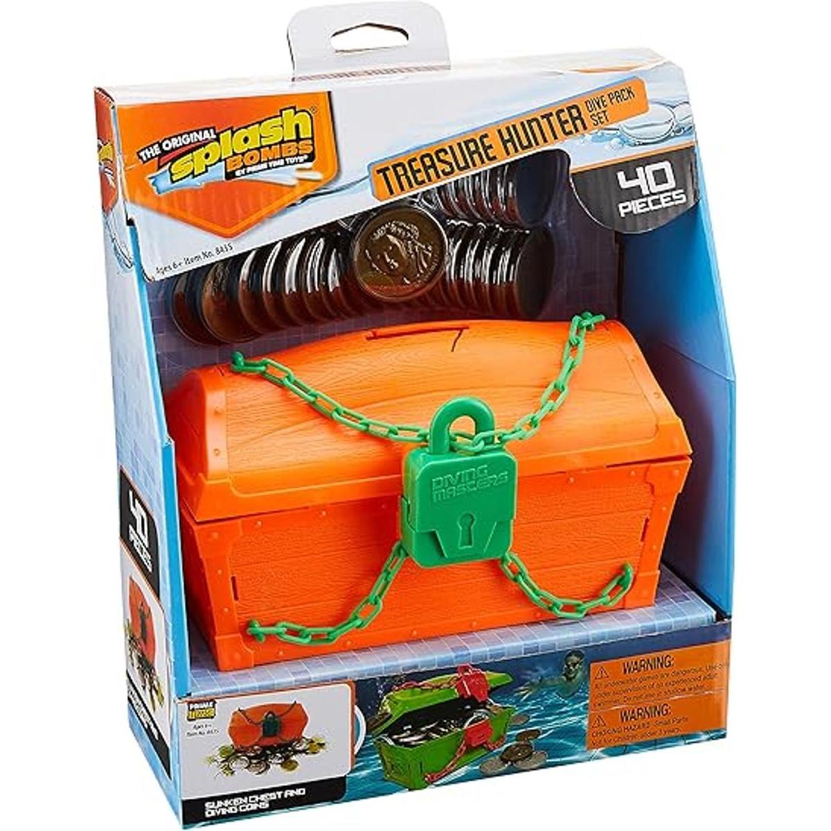 Juego de buceo con cofre del tesoro