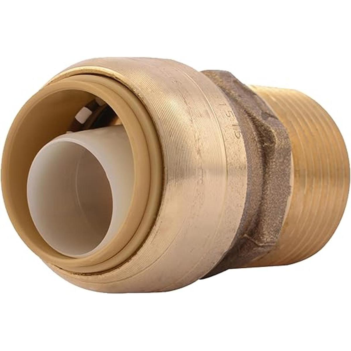 SharkBite Adaptador MNPT Bullnose de 34 pulgadas x 12