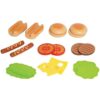 Hape Juego de comida de madera para cocina con accesorios_3
